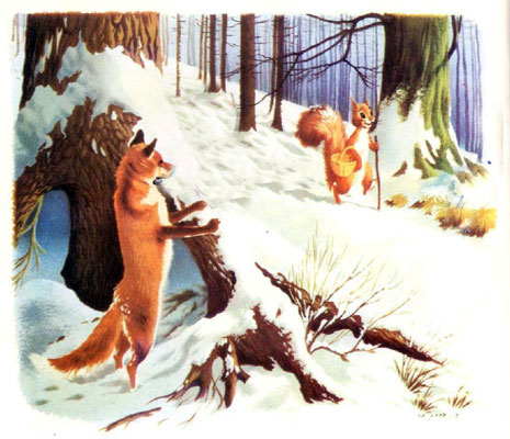 قصه کودکانه «سنجاب بازیگوش»-داستانهای مصور رنگی برای کودکان-ارشیو قصه و داستان ایپابفا